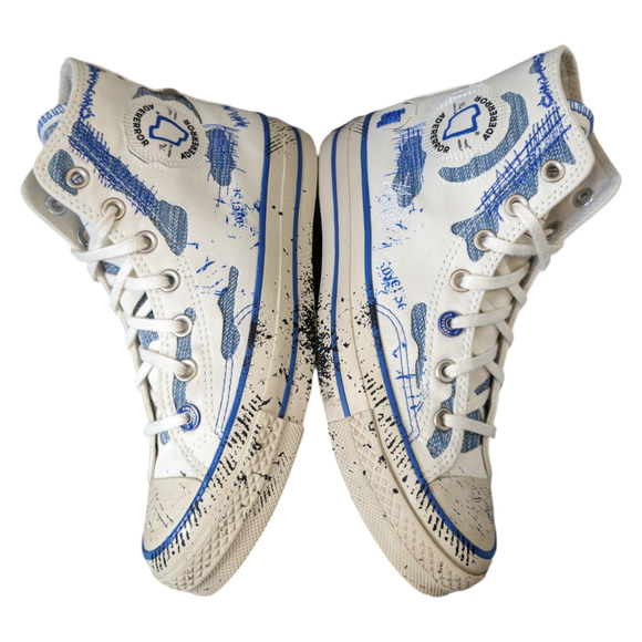 Converse x ADER ERROR Chuck 70 Limited High Top Imperial Blue Sneaker Womens 7.5 - Picture 9 of 12